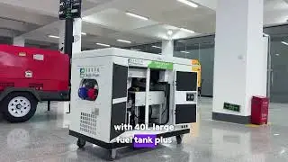 Say Goodbye to Fuel Worries with the 12 kW Dual Fuel Generator from Dingbo Power!