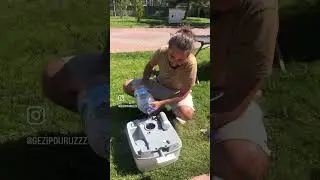 Karavanda tuvalet. En &ccedil;ok merak edilen 👏🏻 #karavan #vanlife
