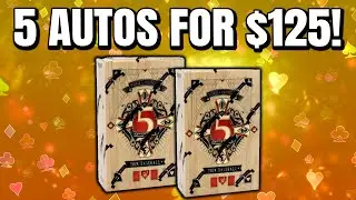 5 AUTOS FOR $125 | 2024 Wild Card 5 Card Draw Hobby Box Review