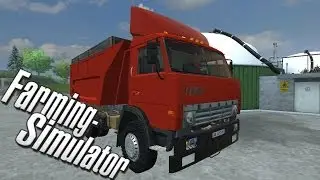 Kamaz 55111 v 1.0 Red Farming Landwish Simulator