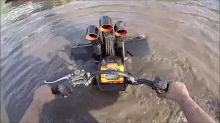 Water Riding into the Evening