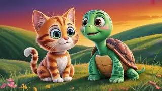 &ldquo;A Cat and a Turtle Teach Us Friendship | Motivational Animated Story&rdquo;