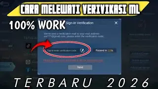 CARA LOGIN ML TANPA VERIVIKASI TERBARU||2026 100% WORK PAKAI CARA INI GUYS