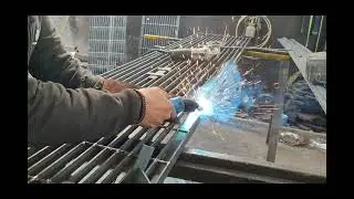 proceso corte y soldadura tipo rejilla Irving