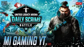 UNITED LEGACY ARENA | DAILY PAID SCRIMS |  TRIPLE FORCE ESPORTS #pubgmobile #pubgmnextstarprogram
