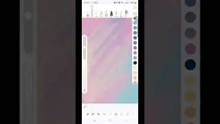 PENUP with me. Therapeutic Color Mixing 🩷💛🩵 #shortvideo #galaxys24penup #penup #colormixing #dayoff