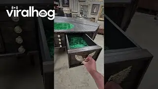 Magical Table Has Hidden Drawers || ViralHog