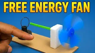 👉 Free Energy Fan | Homemade Free Energy Generator | Science Project Fake or Real?