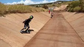 Skateboarding Lahaina Ditch
