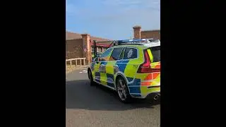 Volvo v90 r design pulling in #police #music #uk