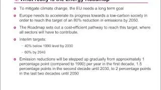Roadmap for moving to a low-carbon economy by 2050