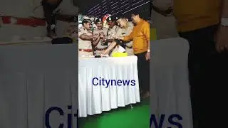 Cyberabad CP Stephen Raveendra  participated in cake cutting celebrations in #hyderabad