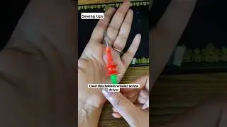uses of bobbin winder screw driver #sewingtips #bobbin #tailoring #viral