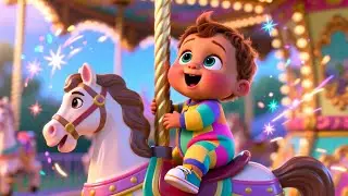 Merry Go Round With Baby | Nursery Rhyme Song for Kids