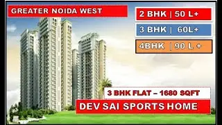 👍Dev Sai Sports Home |✔️3BHK|☎️9560955050| 2BHK 3BHK Apartments Sector 1 Greater Noida West