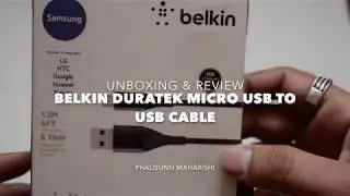 Belkin DuraTek Micro USB Cable Review