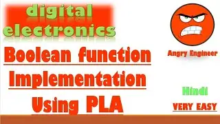 Boolean function implementation using PLA