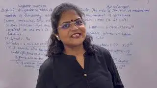 CLASS 11 CHEMISTRY --HOW MOLE RELATED TO AVOGADRO NUMBER?