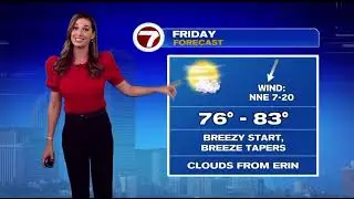 Meteorologist Melanie Black&rsquo;s Boston Forecast August 21, 2025: Hurricane Erin and Coastal Impacts
