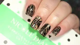 Nicole Diary Animal Series Design Stamping Nail Art