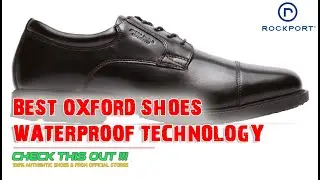 Unboxing ROCKPORT ESSENTIAL DETAIL CAP TOE WATERPROOF OXFORD SEPATU KULIT ANTI AIR (100% ASLI) NO KW