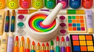 Satisfying Slime ASMR Video | DIY How To Make Soda Slime Mixing Hand Cream Makeup Lipsticks