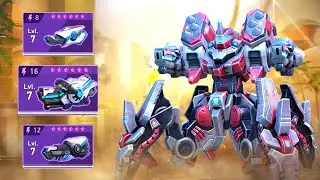 Scorpius with All Stasis Beam 16 12 8 - Mech Arena