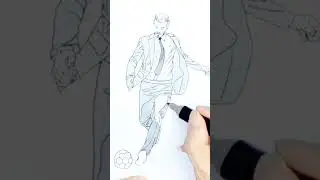 David Beckham with suit