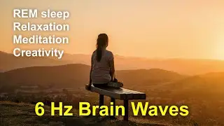 30 MINUTES Binaural THETA Brain Waves (6 Hz) ASMR / REM Sleep, Relaxation, Meditation, Creativity
