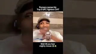 Yoel Romero makes his Top 5 UFC Fighter List 😭😭