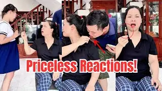 Dad and Daughter Team Up to Troll Mom | Her Reaction Is Priceless! 😂
