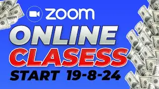 Zoom Online Classes Started 19-8-24 Join For online