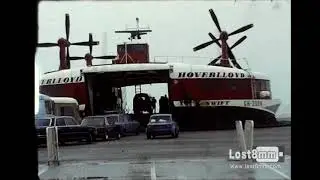Lost8mm Seaspeed hovercraft to Dover (1965 +-)