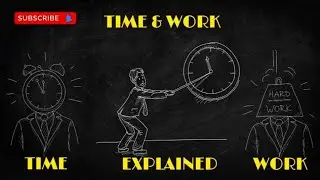 Time & Work concept explained . #maths #aptitude #time&work #education #learn 