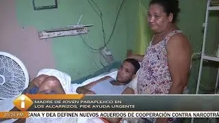 Madre de joven paraplejico en Los Alcarrizos, pide ayuda urgente