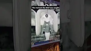 Thief Caught on Camera! ⚠️ Shocking Arrest Moment Goes Viral #crimealert #cctv