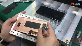 Samsung S8 YMJ Tablet Laminating Machine Glass OCA LCD display laminate operating tips no bubble