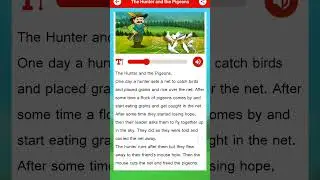 Kids Stories - The Hunter and the Pigeons - English Version - Moral Story For Kids✨