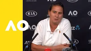 Conchita Martínez (Coach of Karolína Plíšková) press conference (4R) | Australian Open 2019
