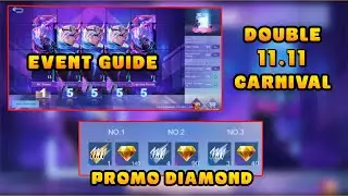 Double 11 Carnival Event Guide | Free Promo Diamond, Double 11 Gold Badge - Mobile Legends Bang Bang