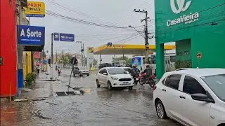 Chuva acidente e blitz  em arapiraca Alagoas 