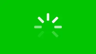 Loading Circle Animation | Green Screen | 4K | Free Download