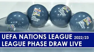 UEFA Nations League draw live | League phase draw | Portugal , England , France , Spain , Italy etc