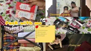 Pack with me to move out for hostel | grooming, prepping & moving out 📚✨