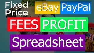 eBay BIN Fees / Profit Calculator Formula - Spreadsheet Download - Fixed Price & Buy it Now Listings