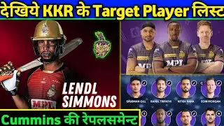 IPL 2021: 3 Big Updates for KKR by Brendon McCullum। Replacement Draft Target List