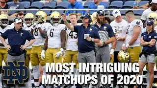 Notre Dame's Most Intriguing Matchups of the 2020 Football Season