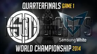 TSM vs SSW Quarter Final Game 1 Highlights - LoL S4 World Championship 2014 - Team Solomid vs SSW