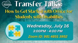 Getting Started with the Office for Students with Disabilities (OSD) 7/16