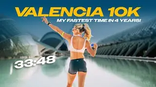 Valencia 10km Race! 33:48 with splits - My Fastest Time In 4 YEARS!!